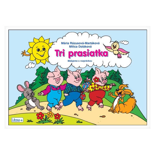 A5 Litera Coloring Book - The Three Little Pigs