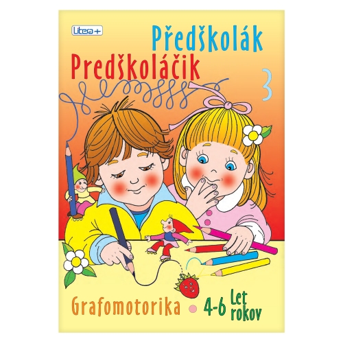 Educational coloring book A4 Litera - Preschooler 3