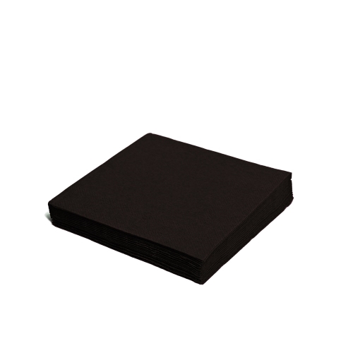 Napkin (PAP FSC Mix) 2-ply black 33 x 33 cm [250 pcs]