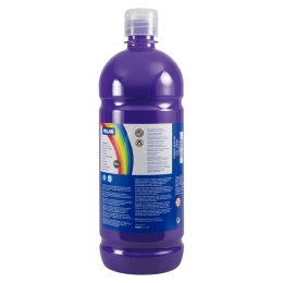 Bottle of 1000ml violet poster colour