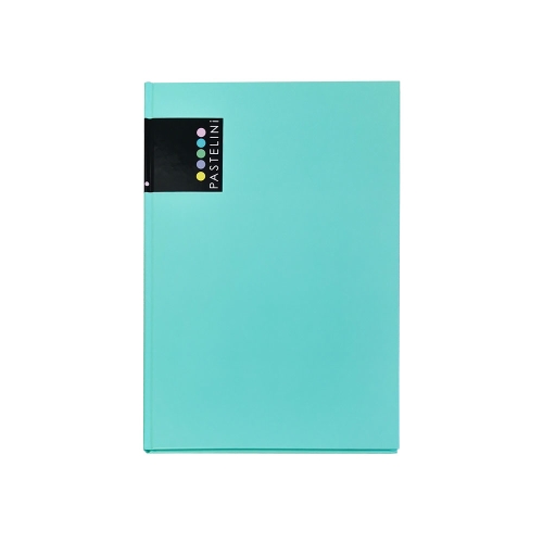 Record book A5, lined - 96 sheets, pastelini green