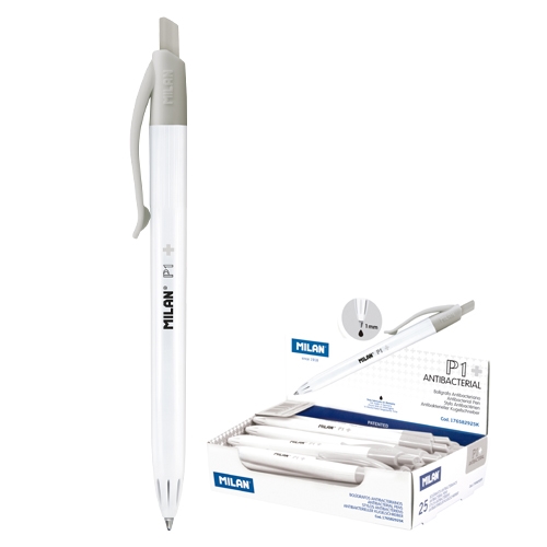 Ballpoint pen MILAN P1 Antibacterial 1.0 mm - black