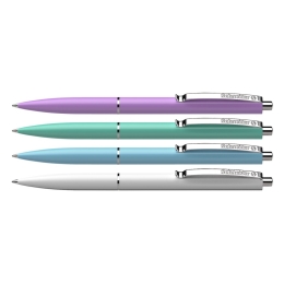 Ballpoint pen Schneider K15 Pastel blister 4 pcs - blue refill (1)
