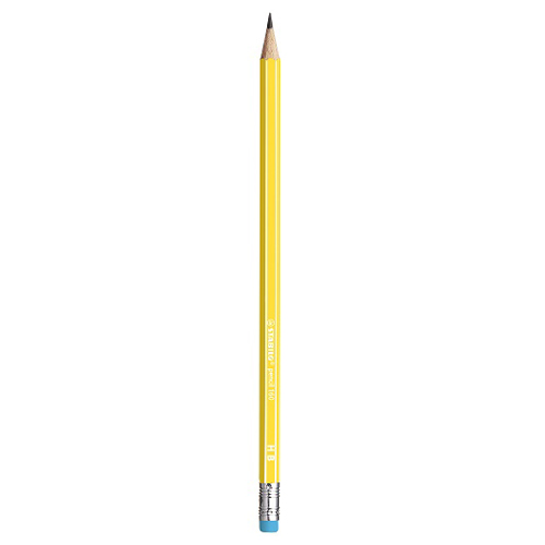 Ceruzka grafitová HB STABILO s gumou - žltá