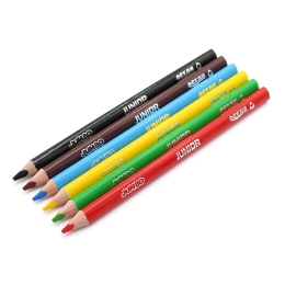 Pencils triangular JUMBO - set of 6 pcs (2)