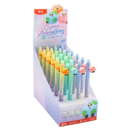 M&G Cosmic Adventures 0,5 mm gel/rubber pen - blue refill (mix /price 1pc) (1)