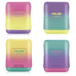 Strúhadlo školské MILAN Compact Sunset na dve ceruzky s boxom (2)