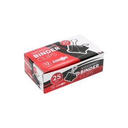 Klip binder/čierny JUNIOR, 25 mm (1)