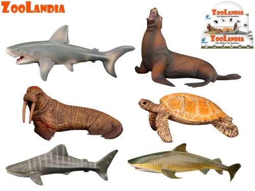 Zoolandia morské zvieratká 9-15cm 6druhov v sáčku 24ks v DBX