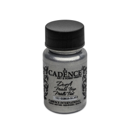 Acrylic paint Cadence D. Metallic, silver, 50 ml