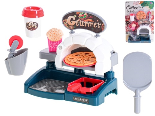 Fast food pizza set 16x16cm 8ks na karte