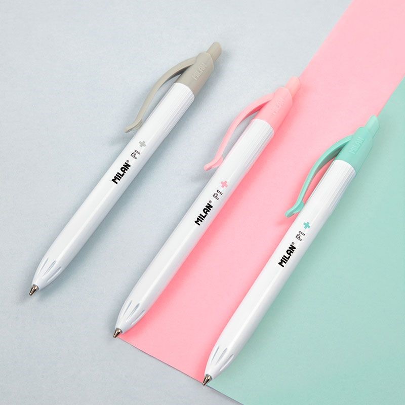 Ballpoint pen MILAN P1 Antibacterial 1,0 mm - 3 pcs on blister (2)