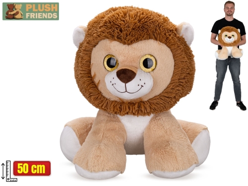 Plush Friends 50cm plush sitting lion 0m+