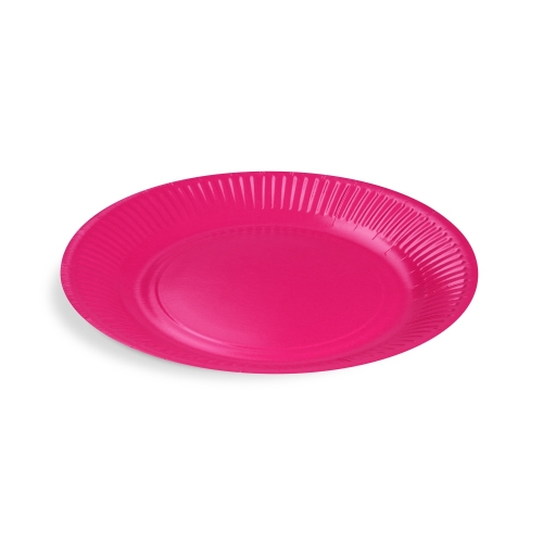Papierový tanier (FSC Mix) fuchsia O23cm [10 ks]