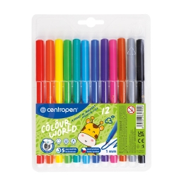 Fixy CENTROPEN 7550 Colour World - sada 12 ks
