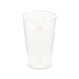 Téglik vratný (PP) opakovane použiteľný extra-silný O80mm 0,3L [15 ks]