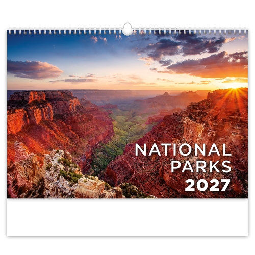 Nástenný kalendár 2027 National Parks