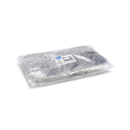 Clear bag (OPP) with cross bottom - Stars gold 14,5 x 23,5 + 6 cm