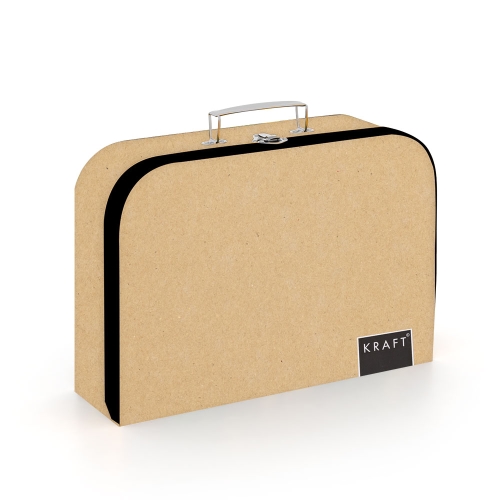 Briefcase laminate 34 cm Kraft nature