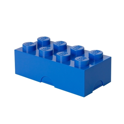 LEGO box na desiatu 100 x 200 x 75 mm - modrá