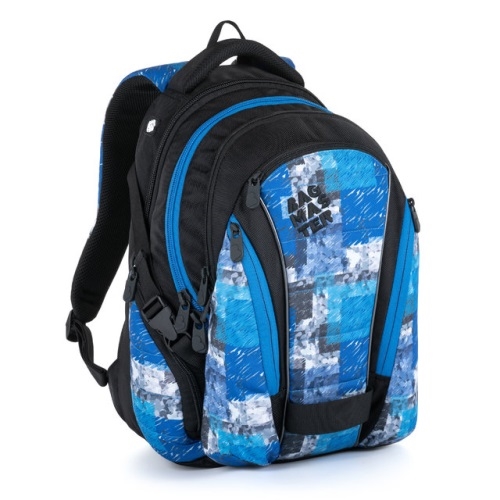 Školský batoh BagMaster BAG 21 A blue /black