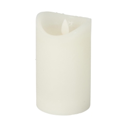 12.5 cm LED wax candle with a flickering flame and a timer (1)