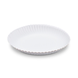 Paper plate (FSC Mix) deep white O22cm [50 pcs]