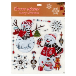 Stickers 31,5 x 39,5 cm - traditional Christmas motifs (mix) (3)