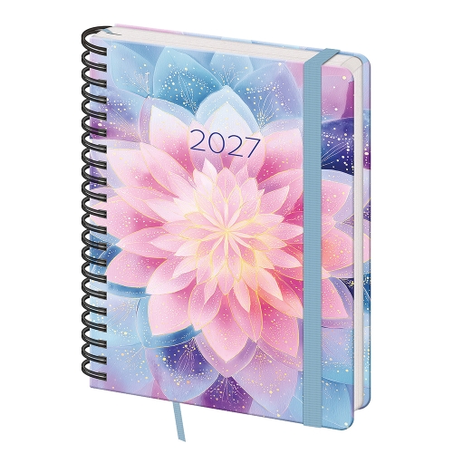 2027 Weekly Planner B6 Twin - Lotus