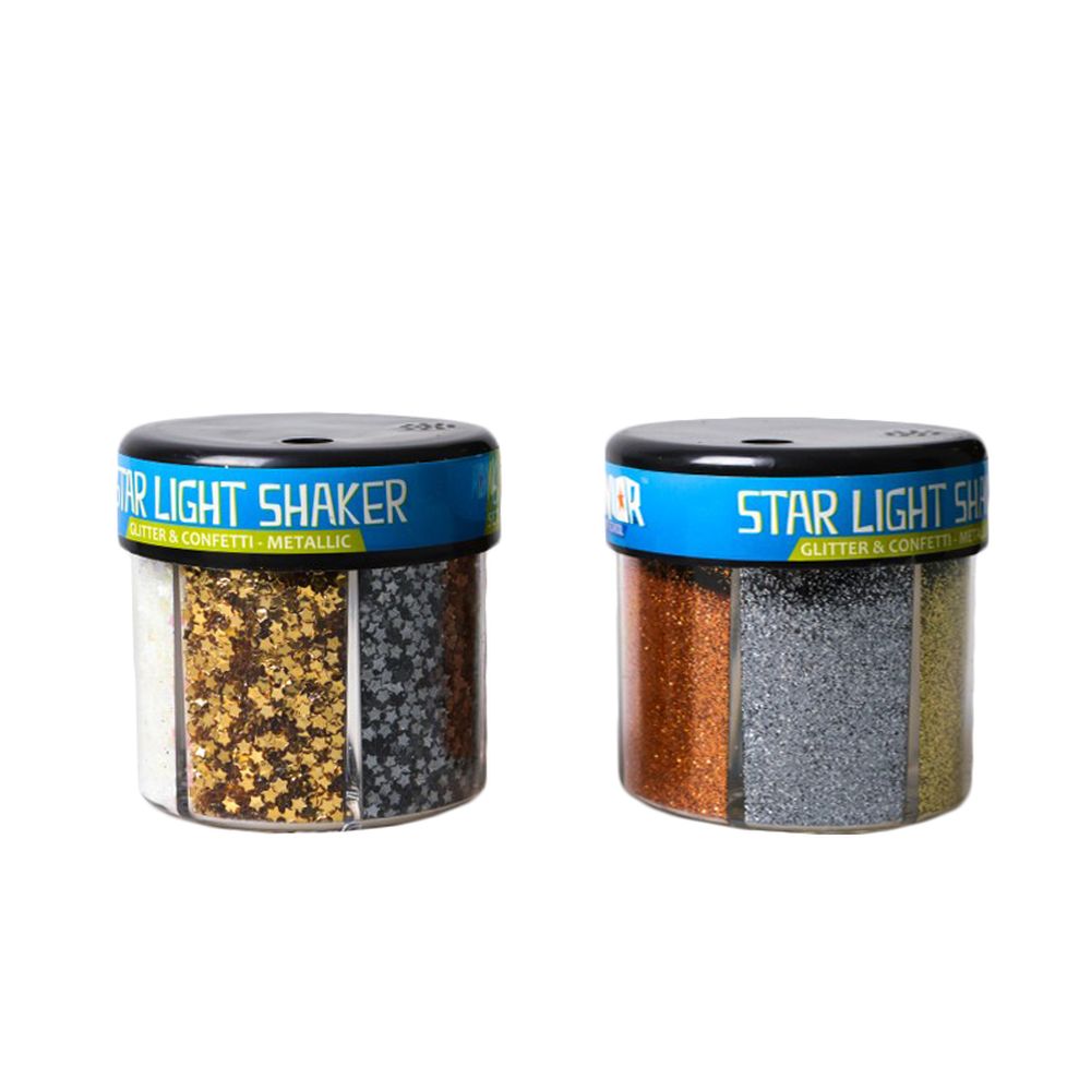 Dekorácia Star Light Glitter (prášok / konfety srdiečka) 60g