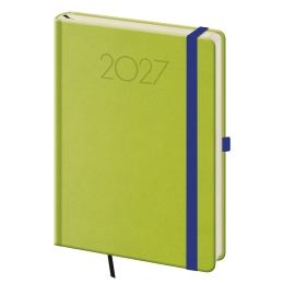 2027 A5 Daily Planner "New Praga" - Green
