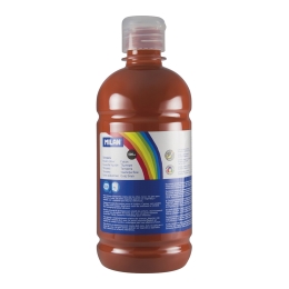 Bottle of 500ml brown poster colour