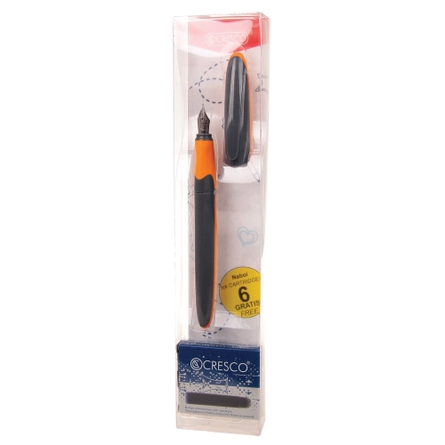 Pero bombičkové X Pen + 6 bombičiek - čierno-oranžové