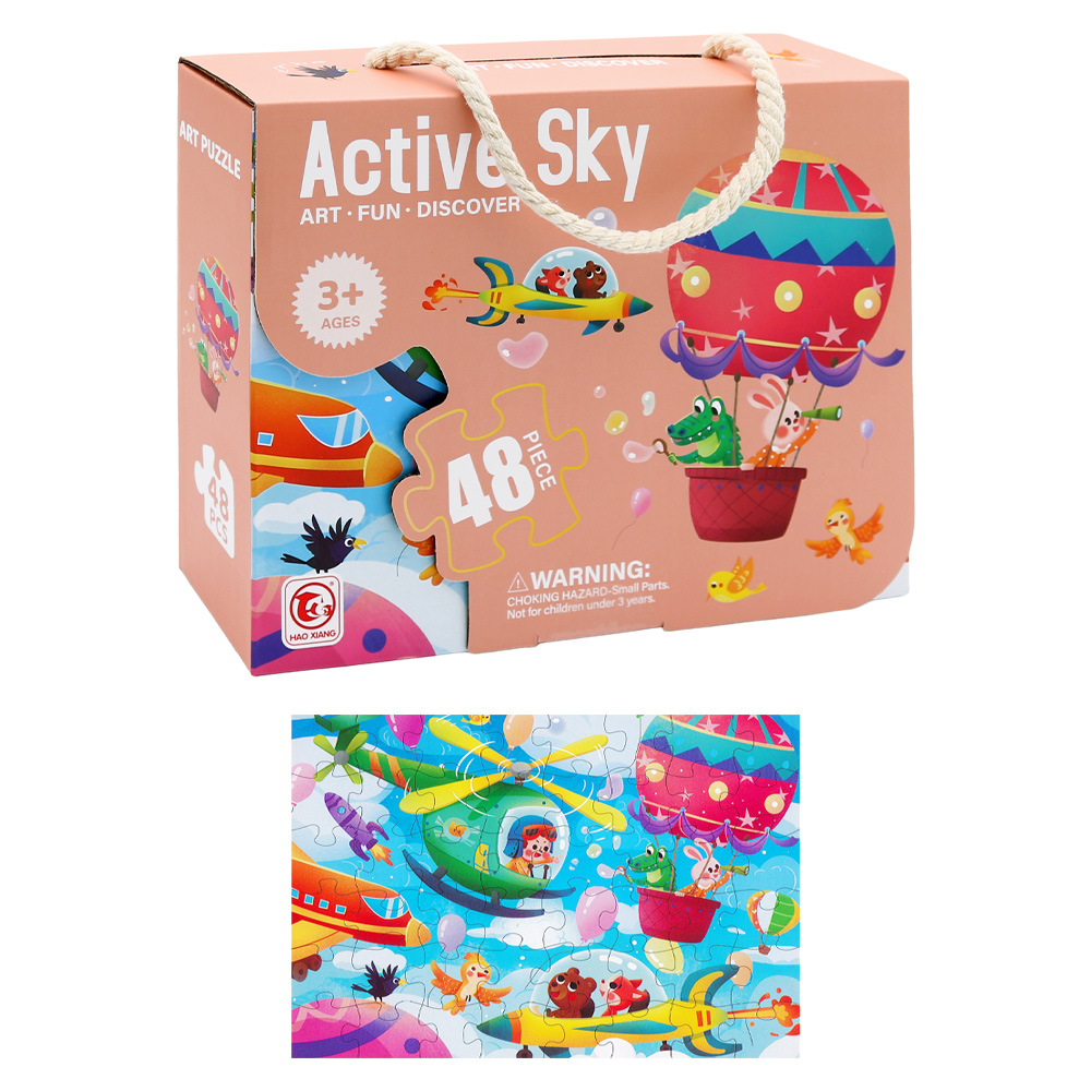 Puzzle detské 50 x 34 cm (48 ks) - Active Sky