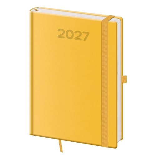 2027 Daily Planner, A5, Print Pop - Yellow