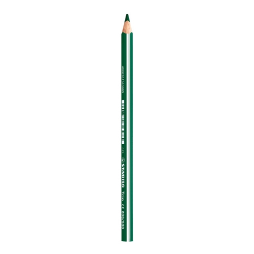 Triangular pencil STABILO Trio thick, green (30481)