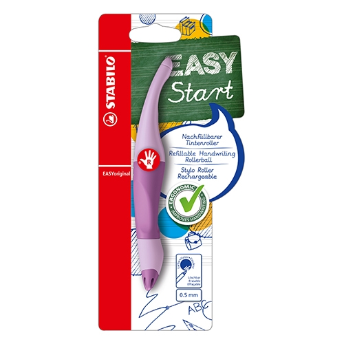 Ergonomický roller pre pravákov - STABILO EASYoriginal Pastel - pastelová fialová