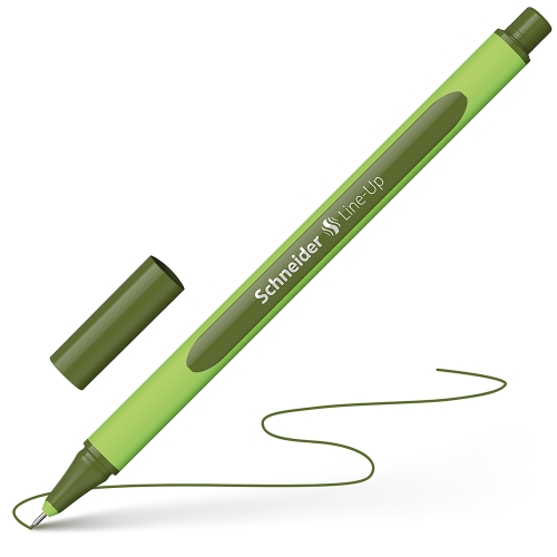 Marker Schneider Line-Up 0,4 mm - Olive green