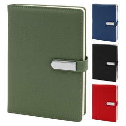 Zápisník /Diár A5 s mäkkou PU obálkou, 160 listov (mix farieb)