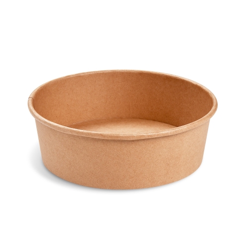 Paper bowl (PAP/PE) kraft O185mm 1100ml [50 pcs]