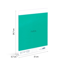 A4 liner pad MILAN nata series, 48 sheets, green (1)