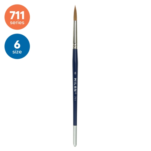 Round brush MILAN Fine Selection no. 6 - 711