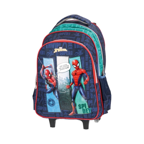 Školský batoh na kolieskach URBAN - Spider Man