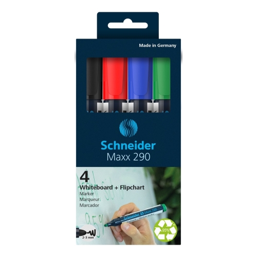 Schneider Maxx 290 whiteboard marker original - set of 4