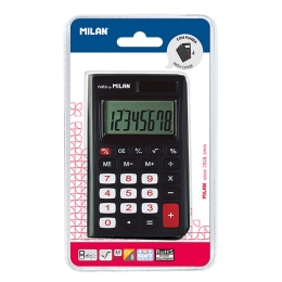 8-DIGIT BLACK CALCULATOR WALLET 150208