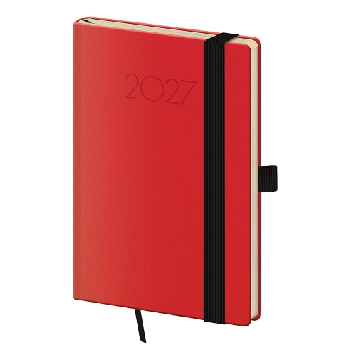 New Praga 2027 Weekly Pocket Planner - Red