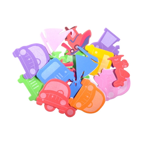 Decorative foam Cars, set of 18 pcs