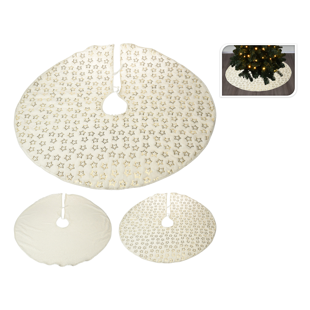 Sukňa pod vianočný stromček - priemer 90 cm, mix /1ks
