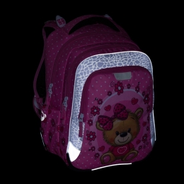 School Backpack (5-Piece Set) BagMaster Lumi 24 H - Bear (7)
