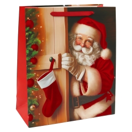 Gift bag with a Christmas scene, 42x48x16 cm, assorted/1 pc (4)